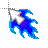 flame blue  cursor