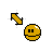 Pac Man Diagonal Resize 1 cursor