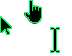 Green n Black Cursors cursor preview