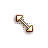 Orange Diagonal Resize 1 cursor