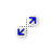 Diagonal resize 1 cursor