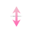 Vertical resize cursor