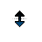 Vertical resize cursor