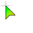 green and orange cursor