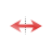 Horizontal resize cursor