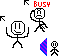 Animated Stickmen Cursors cursor preview