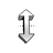 Vertical resize cursor