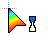 rainbow load in background cursor