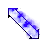 Blue Fire Diagonal 1 cursor