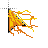 Lava lightning cursor. cursor
