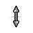Vertical resize cursor