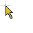 Yellow Turbo Gradient  cursor
