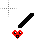 The Heart DR2 (Animated!) cursor