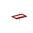 Red gem Resize Left Right cursor