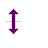 Vertical resize cursor