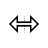 Horizontal resize cursor