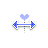Horizontal resize cursor