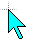 XXL Turquoise Cursors preview