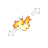 Repidash Pokémon diag resize right  cursor