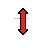 Vertical resize cursor