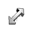 Curvy Chrome Diagonal Resize 2 cursor