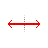 Horizontal resize cursor