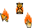 Flaming Fire Cursors preview