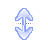 Vertical resize cursor
