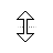 Vertical resize cursor