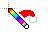 Christmas rainbow 8 cursor