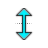 Vertical resize cursor