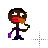 Black guy with funny face by Huey cursor