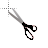 Scissors Black cursor