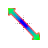 Colour tail diagnoal 1 cursor