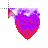 heart w in backg cursor