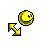 Pac Man Diagonal 1 cursor