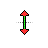 Vertical resize cursor