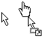 ReactOS Cursors preview