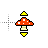 Vertical resize cursor