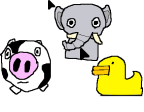 handrawn animals Cursors preview