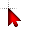 shaded red Windows 7 aero Cursors preview