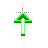 Flashing Neon Green and Black cursor