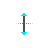 Vertical resize cursor