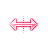 Horizontal resize cursor