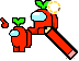 my cute radish among us skin Cursors preview