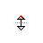 Vertical resize cursor