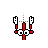Rojo con precisión cursor