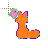 Orange Fur Baby cursor