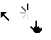 simple black Cursors cursor preview