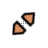 command block - diagonal 2 cursor